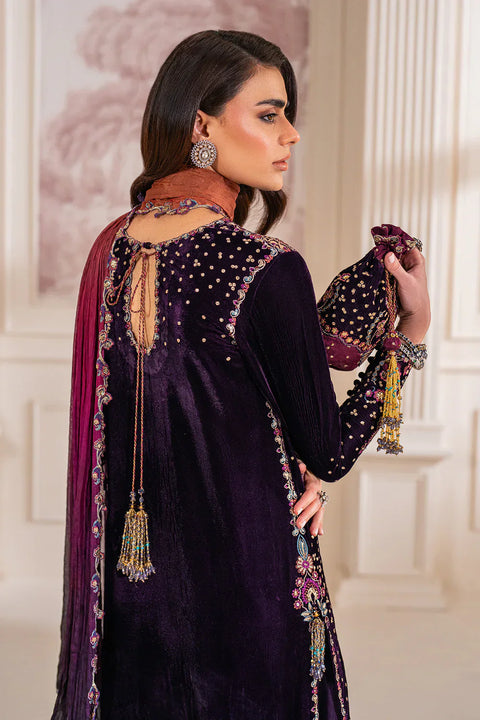 Baroque Luxury Formals Velvet Collection Unstitched UF-748