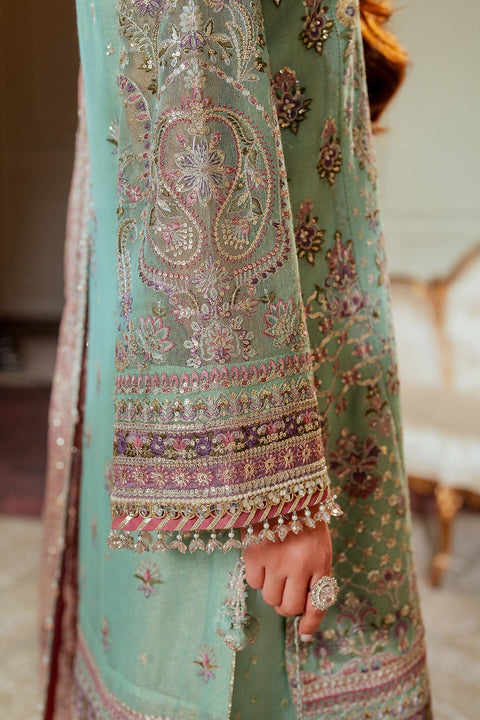 BAROQUE - EMBROIDERED NET CH13-08 UNSTITCHED