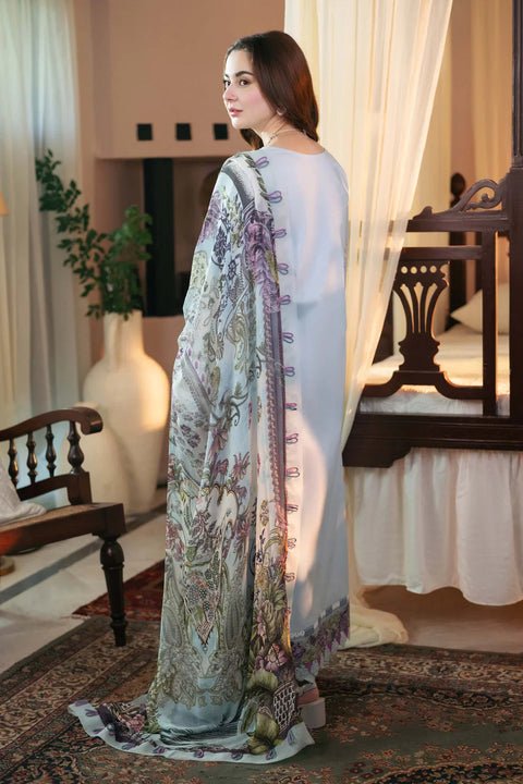 JADE - 3PC LAWN EMBROIDERED SHIRT WITH PRINTED DUPATTA AND TROUSER - KPR 2208