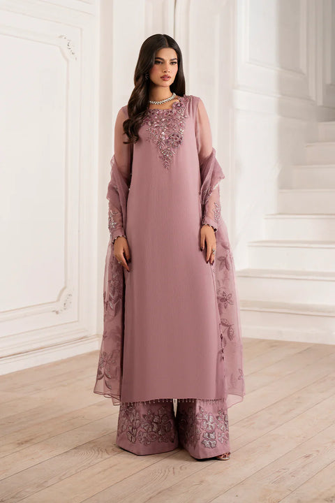 IZNIK 3pc Unstitched EMBROIDERED CHIFFON UE-418