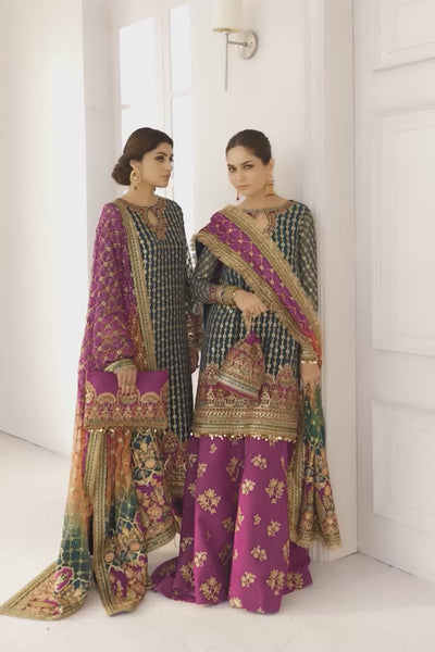 Baroque - EMBROIDERED ORGANZA CH11-06 UNSTITCHED