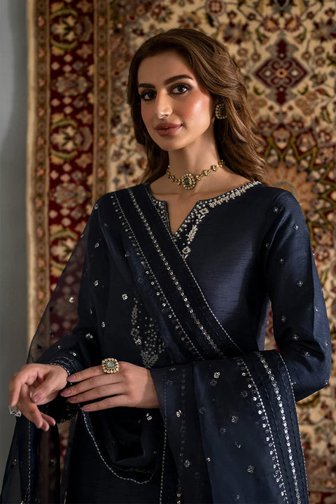 IZNIK 3pc Unstitched EMBROIDERED CHIFFON UE-478