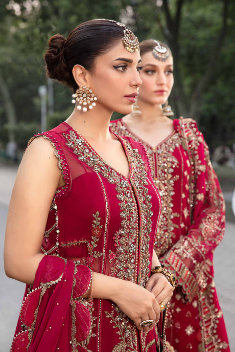 MARIA B - Unstitched Embroidered Chiffon Suit | MPC-24-107