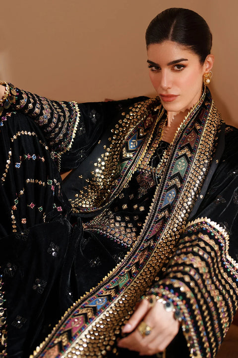 JAZMINE - Luxury Formals Embroidered Velvet Formal VVF D-5