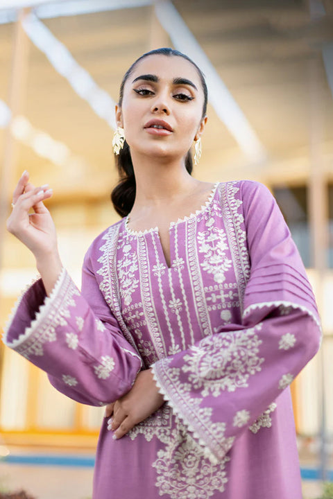 Asim Jofa -  2PC Dhanka Embroidered SHIRT WITH Dhanka Embroidered TROUSER -309