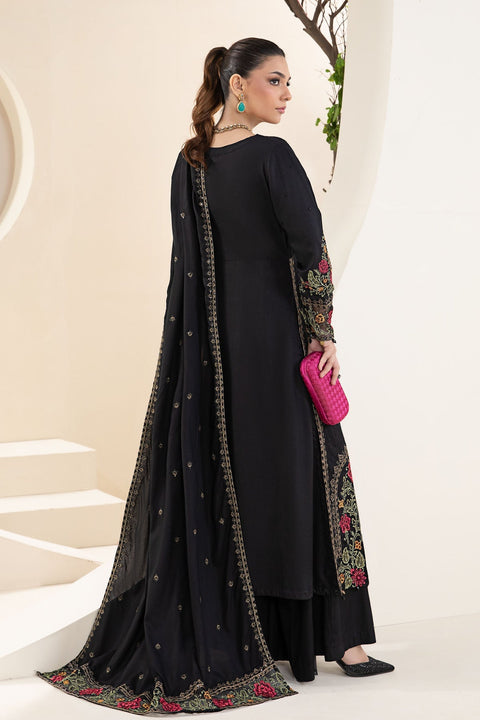 3PC LAWN SEQUENCE EMBROIDERED SHIRT WITH EBROIDERED SHAWL AND TROUSER - KPR1659