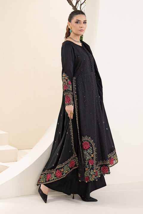 3PC LAWN SEQUENCE EMBROIDERED SHIRT WITH EBROIDERED SHAWL AND TROUSER - KPR1659