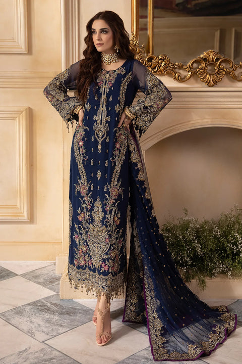 CHARIZMA - 3-Pc Unstitched Premium Luxury Handwork Chiffon with Premium Embroidered Dupatta DJW4-01