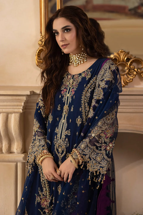 CHARIZMA - 3-Pc Unstitched Premium Luxury Handwork Chiffon with Premium Embroidered Dupatta DJW4-01