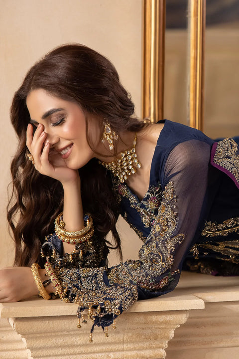 CHARIZMA - 3-Pc Unstitched Premium Luxury Handwork Chiffon with Premium Embroidered Dupatta DJW4-01