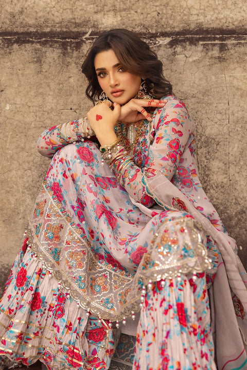 Charizma Vasal Vol-02 Embroidered Chiffon Unstitched 3Pc Suit VSL25-08