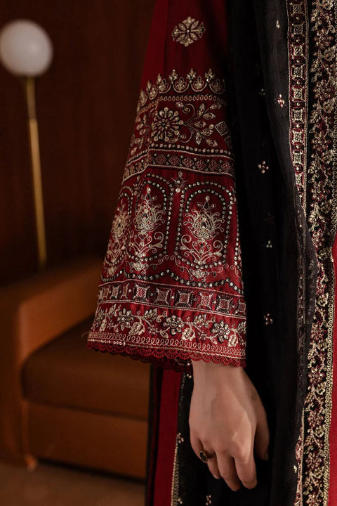 BATIK-3PC DHANAK EMBROIDERED SHIRT WITH DHANAK EMBROIDERED DUPATTA AND EMB TROUSER-KPR-4041